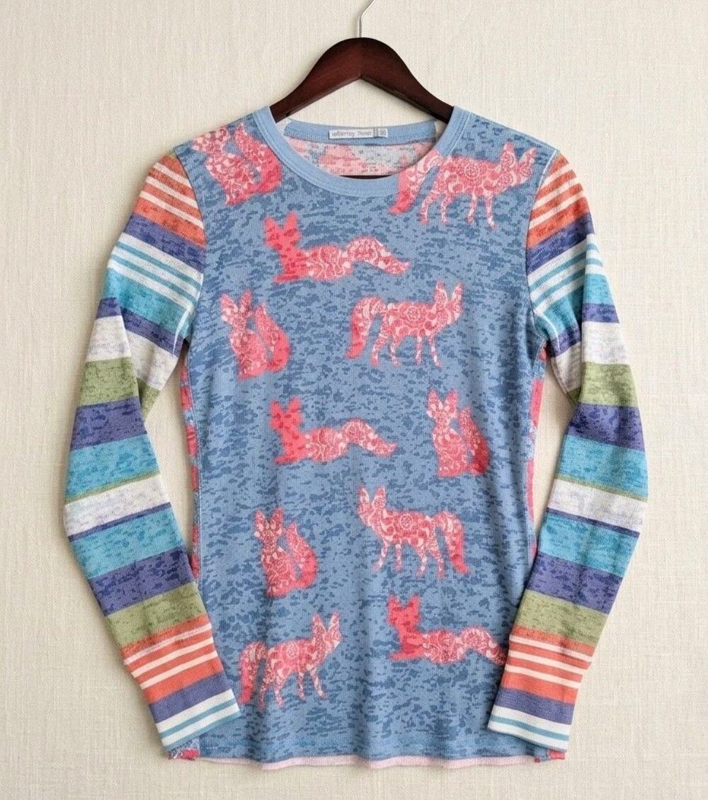 Sundance Whimsy Rose Fox Baby Waffle Tee